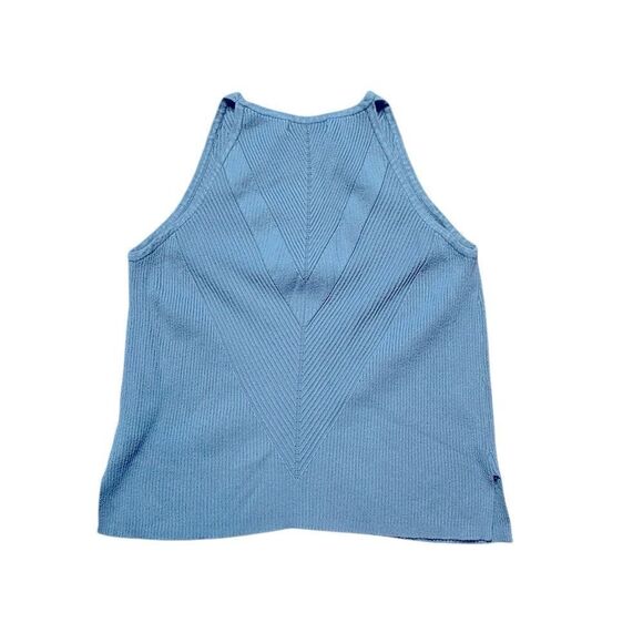 ANTHROPOLOGIE Gemma Sweater Tank Top Blue Size Medium - Picture 4 of 6